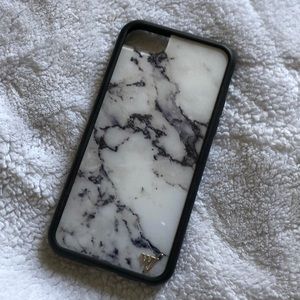 marble iphone 6/7/8 wildflower case